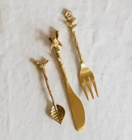 Ten Thousand Villages Brass Mini Serving Utensils