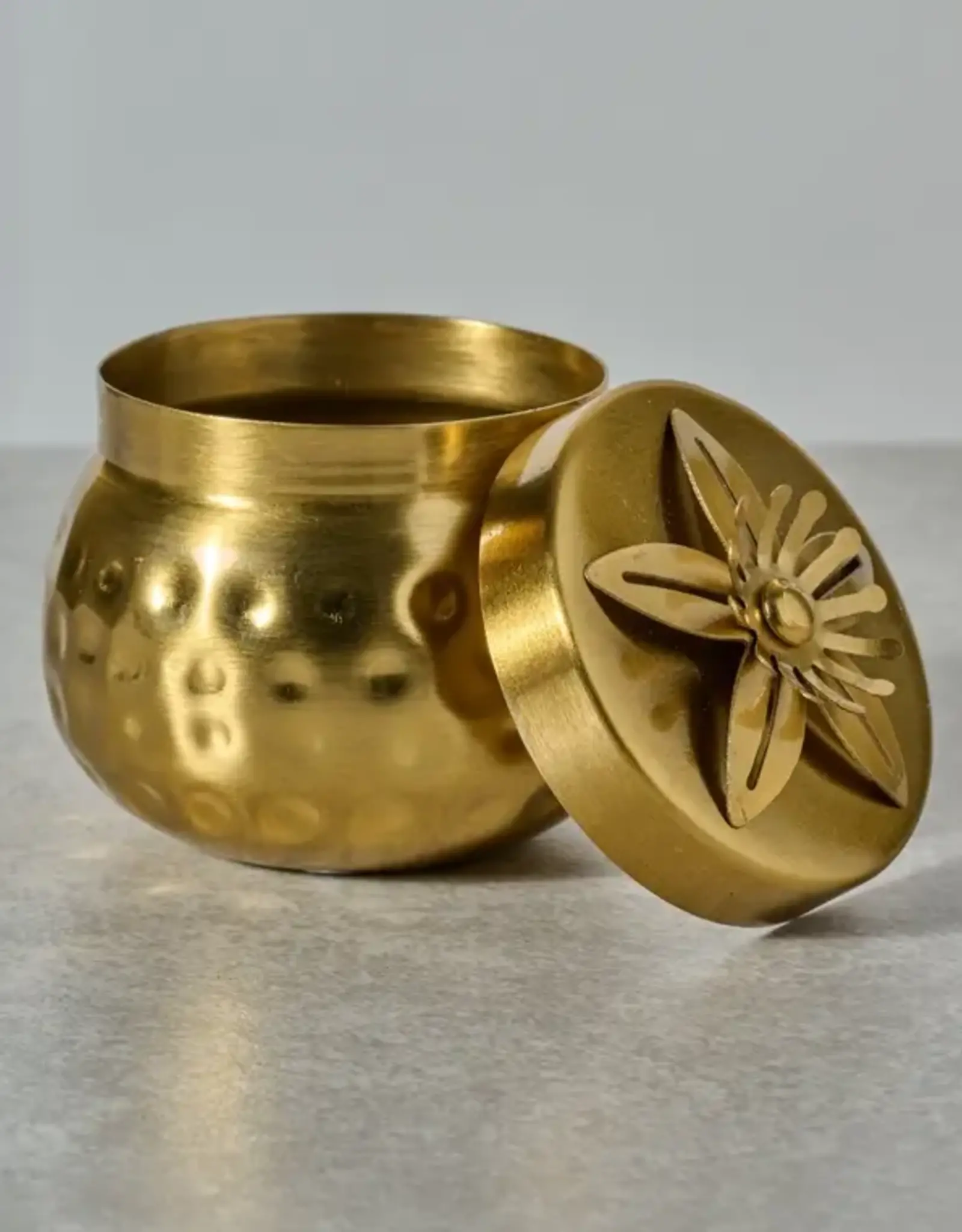 Ten Thousand Villages In Bloom Iron Keepsake Box