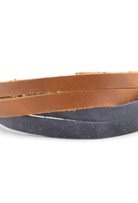 Lucia's Imports Criss Cross Leather Bracelet