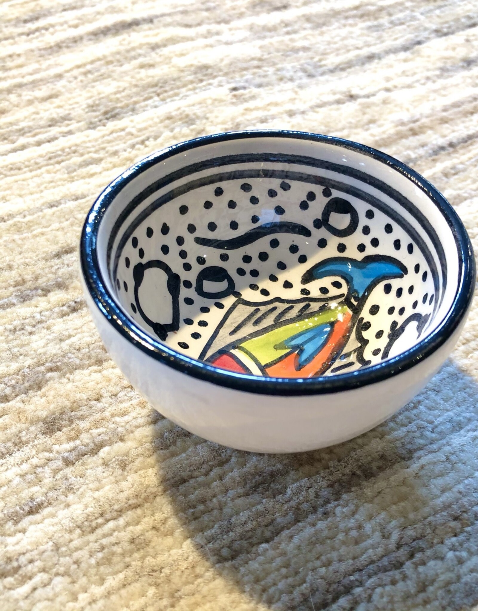 Sobremesa Rainbow Fish Tiny Ceramic Bowl