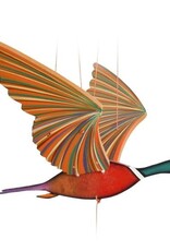Tulia Artisans Duck Mallard Bird Flying Mobile