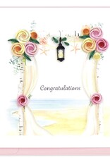 Quilling Card Quilled Wedding Chuppah Greeting Card