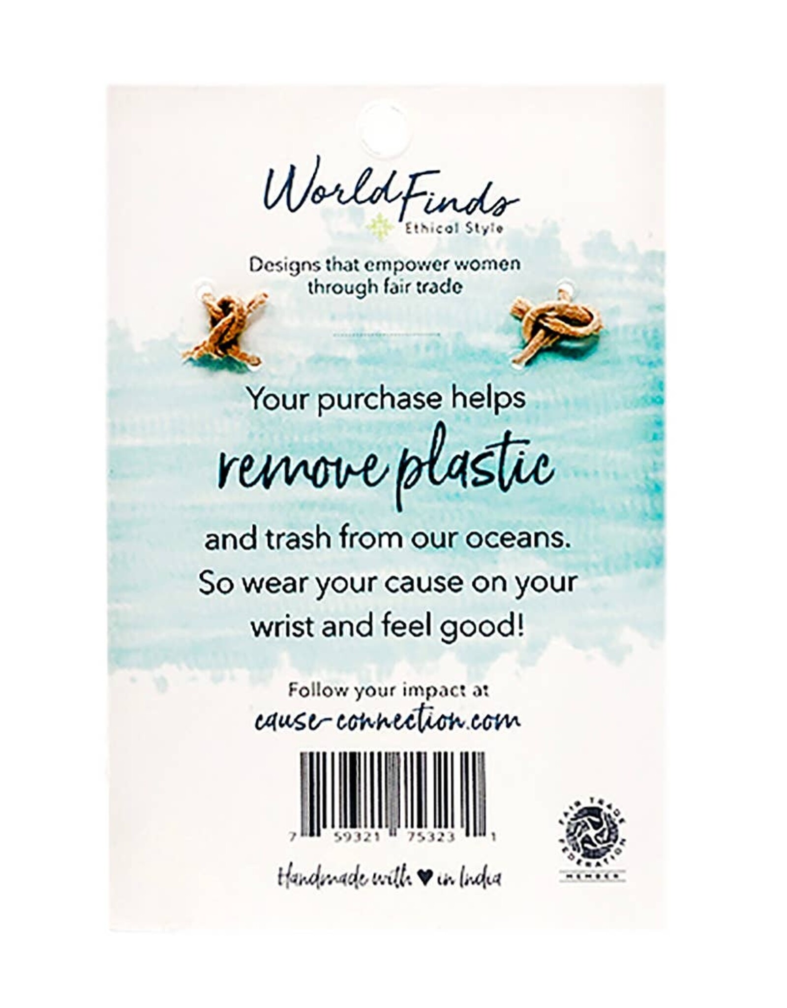WorldFinds Clean - Cause Bracelet to Clean Up