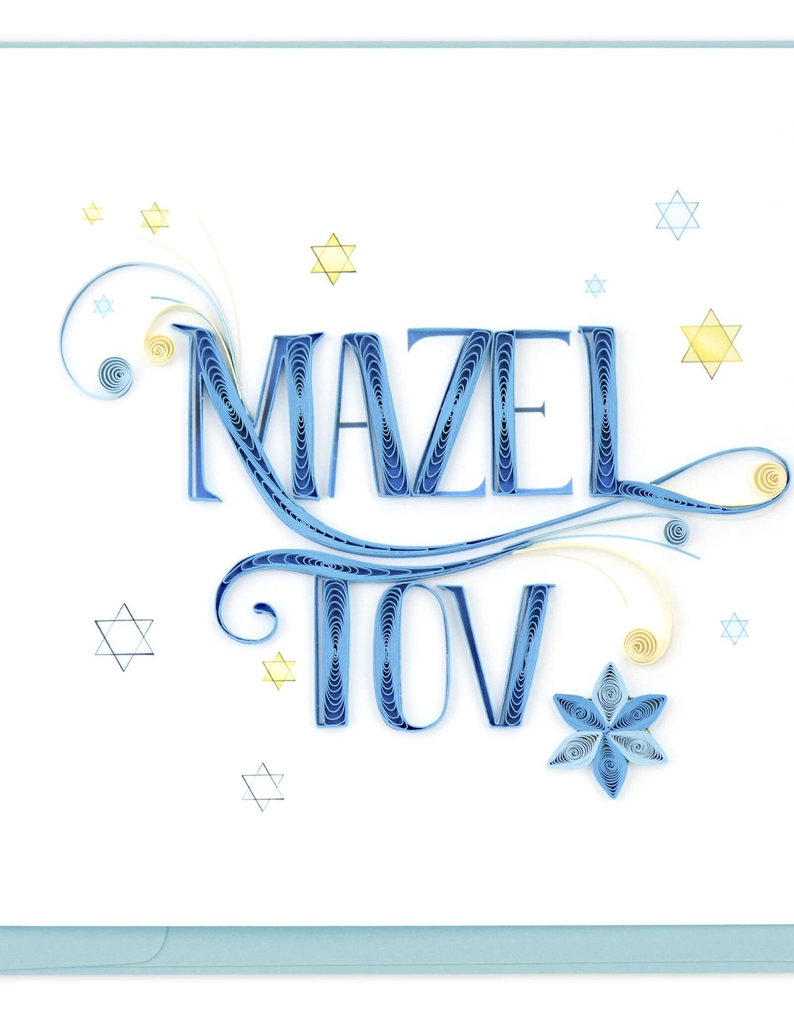Quilling Card Quilled Mazel Tov Celebration Greeting Card