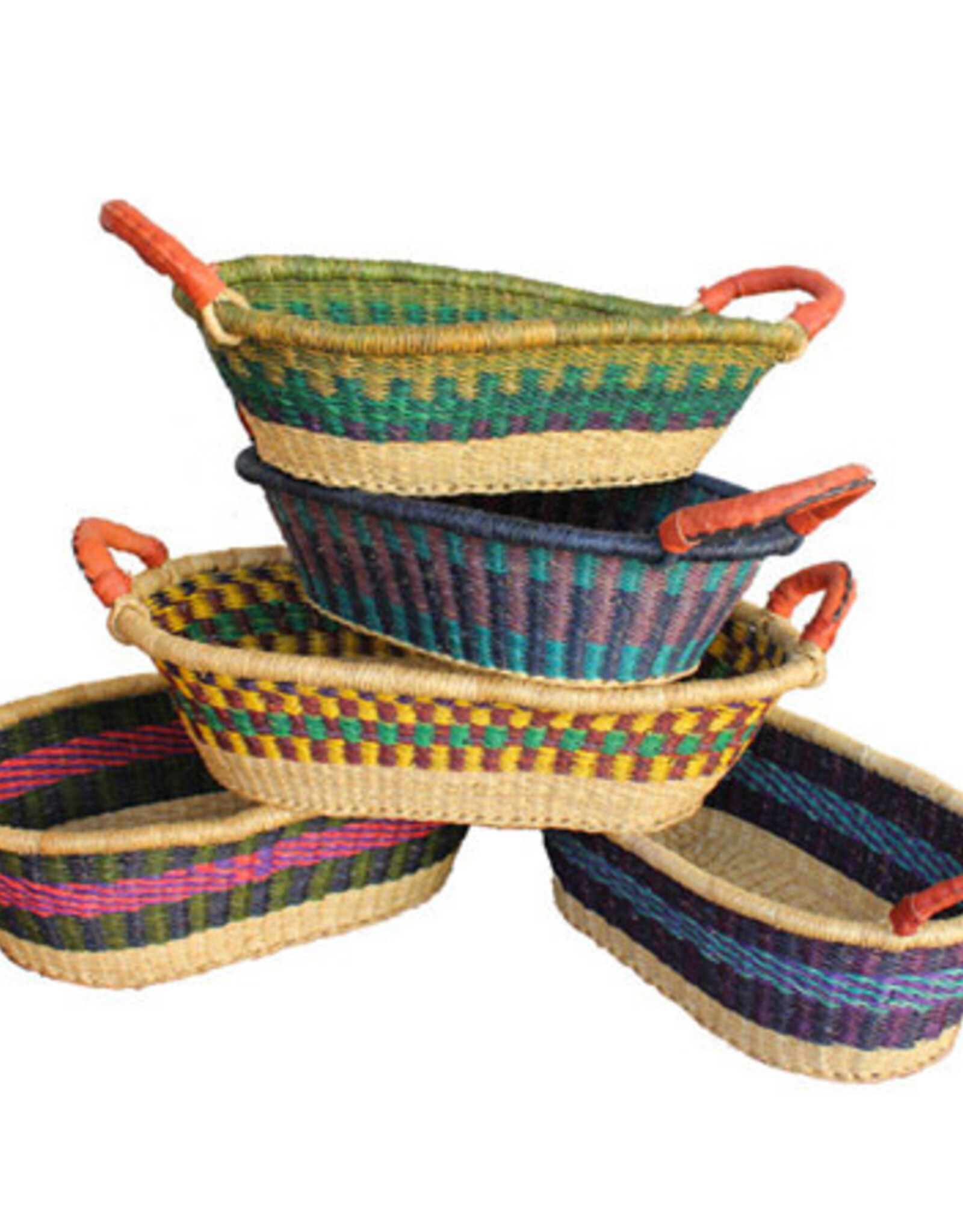 African Market Baskets Bread Basket