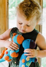 Pebble Steggy Dino Rattle Turquoise