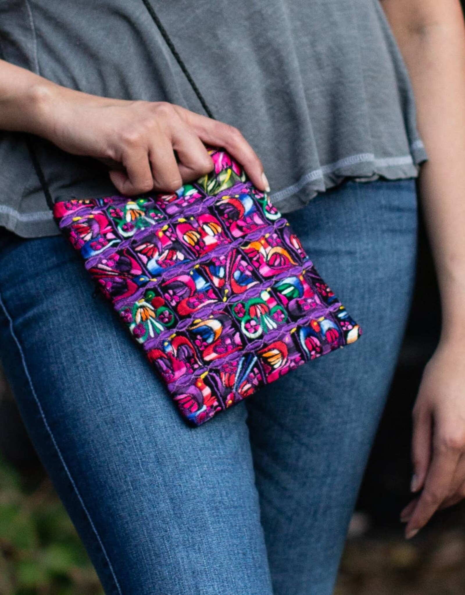 Lucia's Imports Huipile Passport Bag