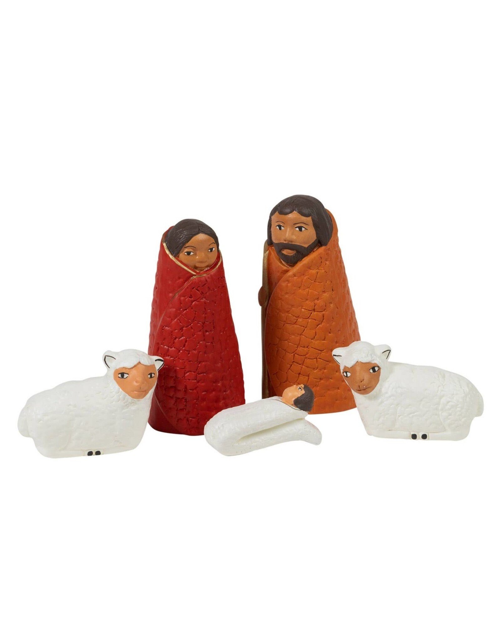 Ten Thousand Villages Cozy Sheep Nativity