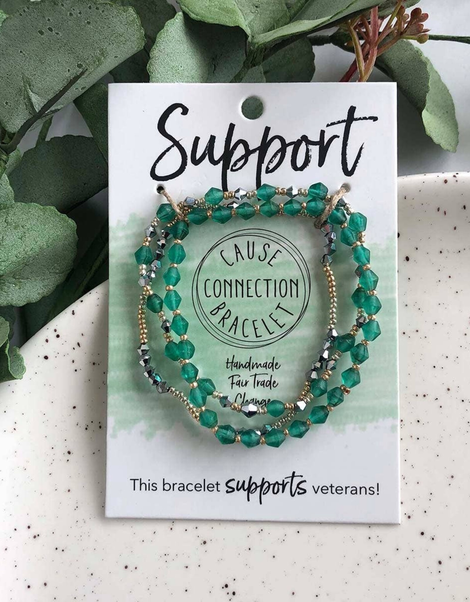 WorldFinds Support - Cause Bracelet to Support Veterans