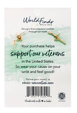 WorldFinds Support - Cause Bracelet to Support Veterans