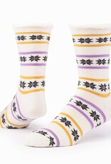 Maggie's Organics Wool Snuggle Socks (Poinsettia Natural)