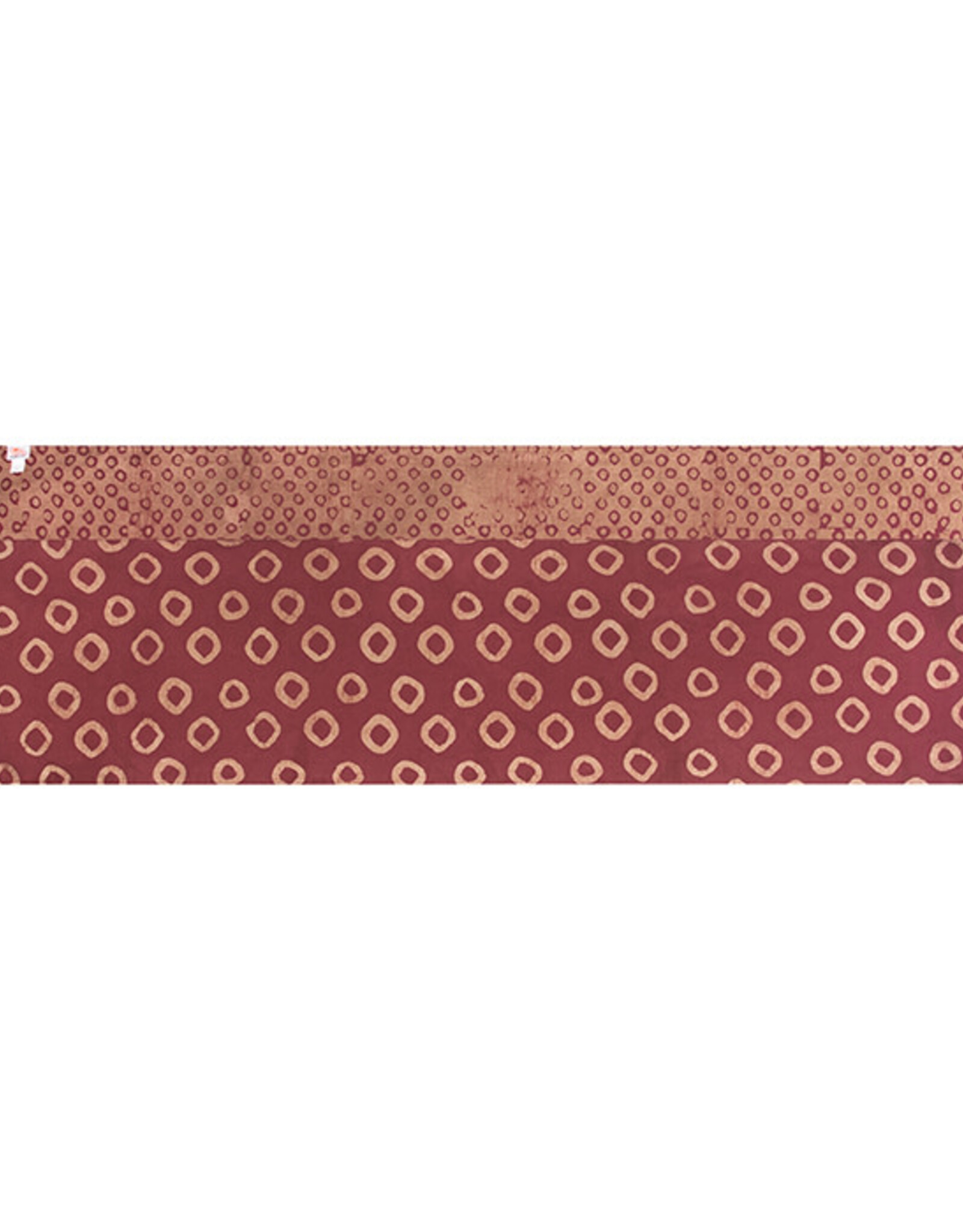 Global Mamas Table Runner-Long: Rings Terracotta