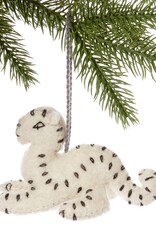 Silk Road Bazaar Snow Leopard Oranament
