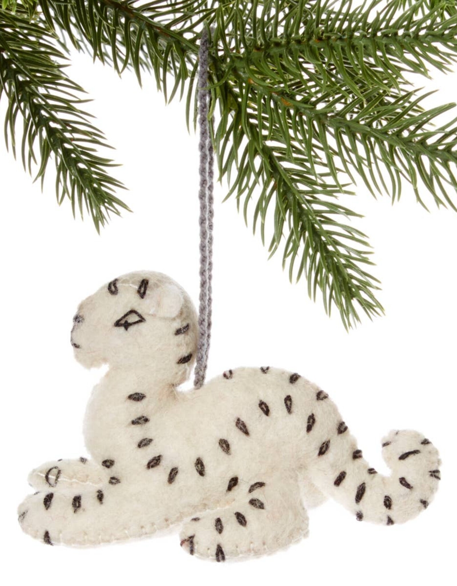 Silk Road Bazaar Snow Leopard Oranament