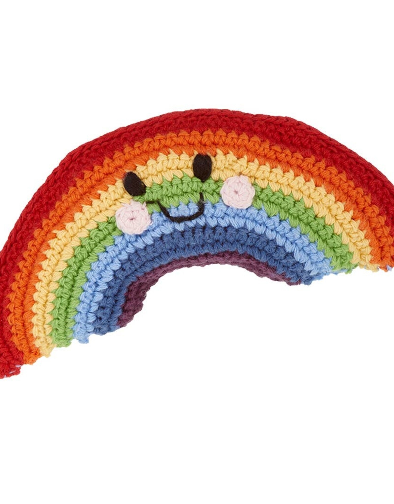 Pebble Friendly Rainbow Rattle
