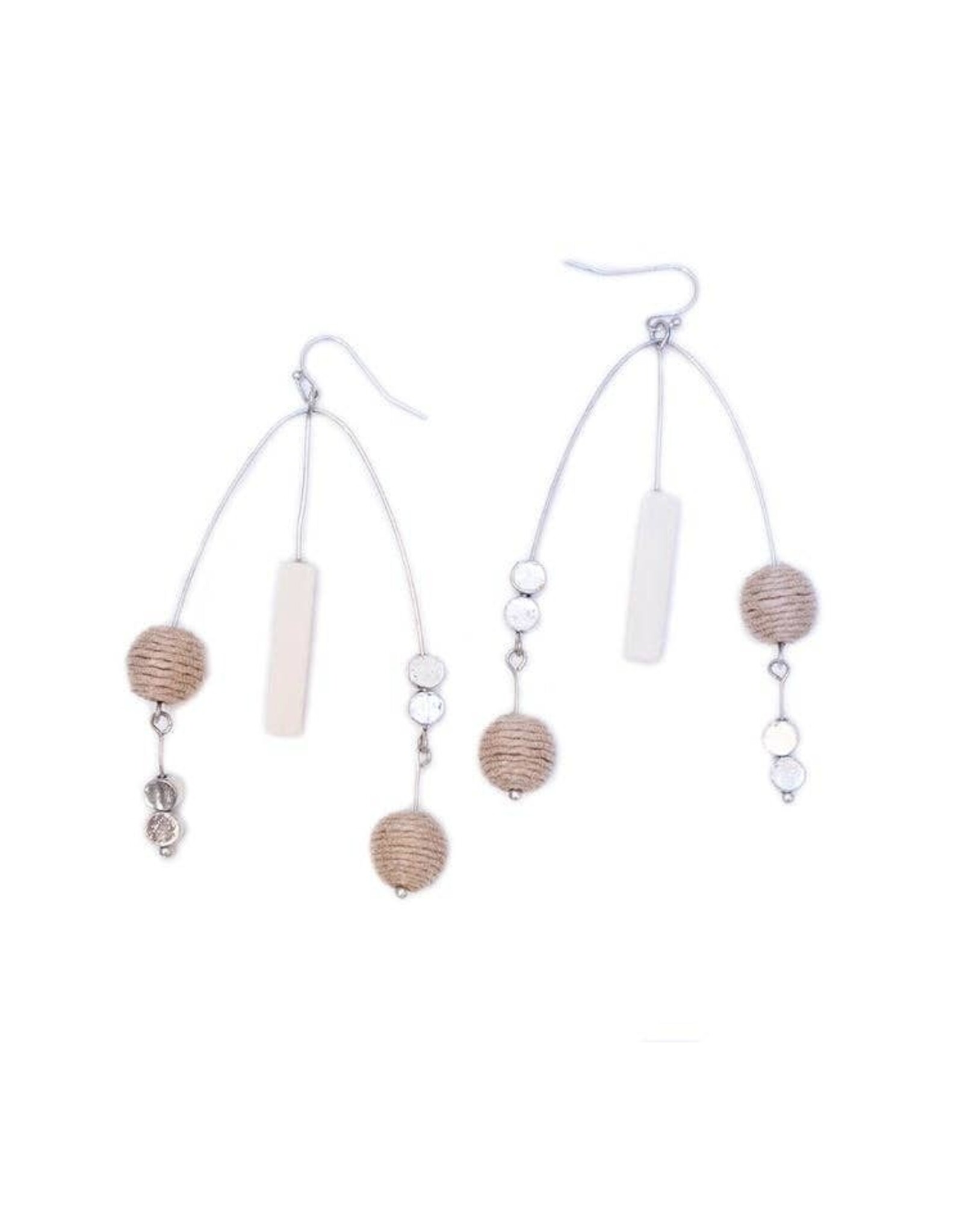 Mata Traders Kelsey Mobile Earrings Silver
