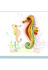 Quilling Card Quilled Seahorse Gift Enclosure Mini Card