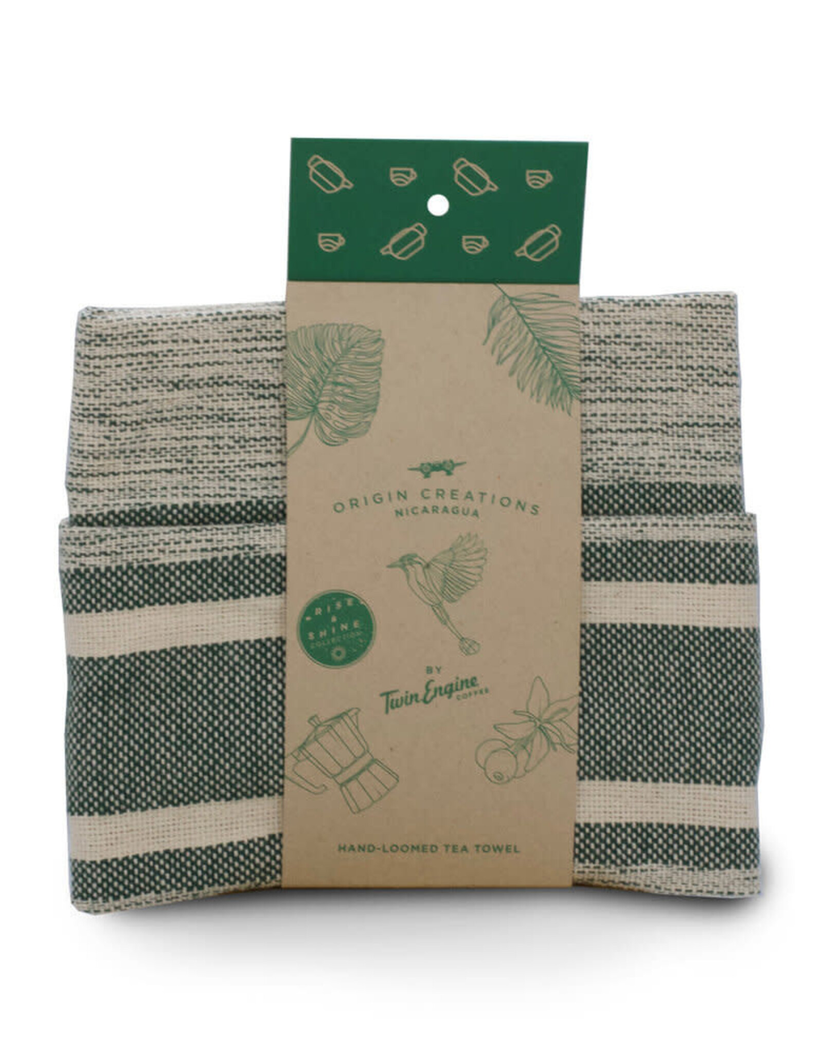 Twin Engine Eco-Dyed Cotton Tea Towel