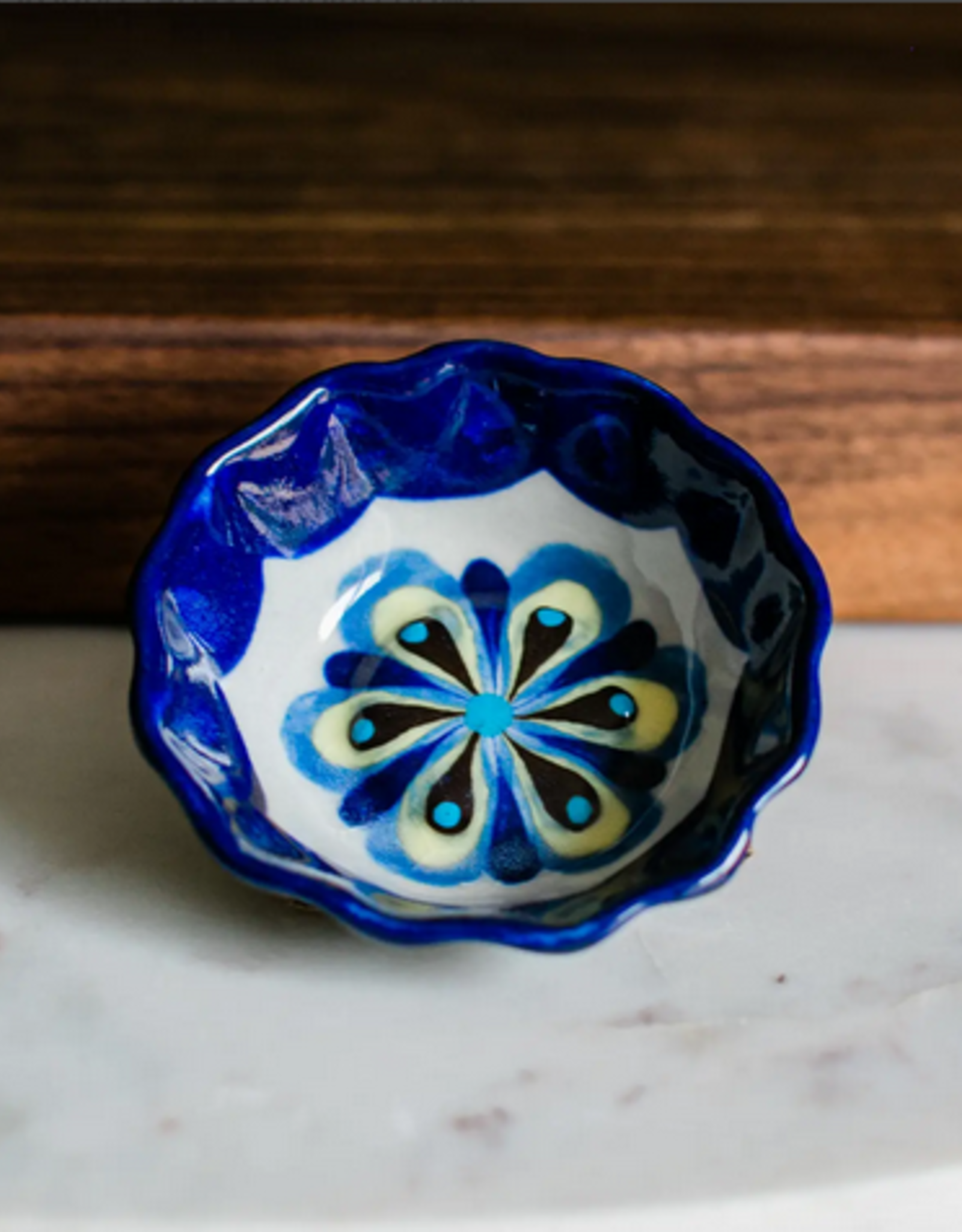 Lucia's Imports Round Tapas Dipping Bowl