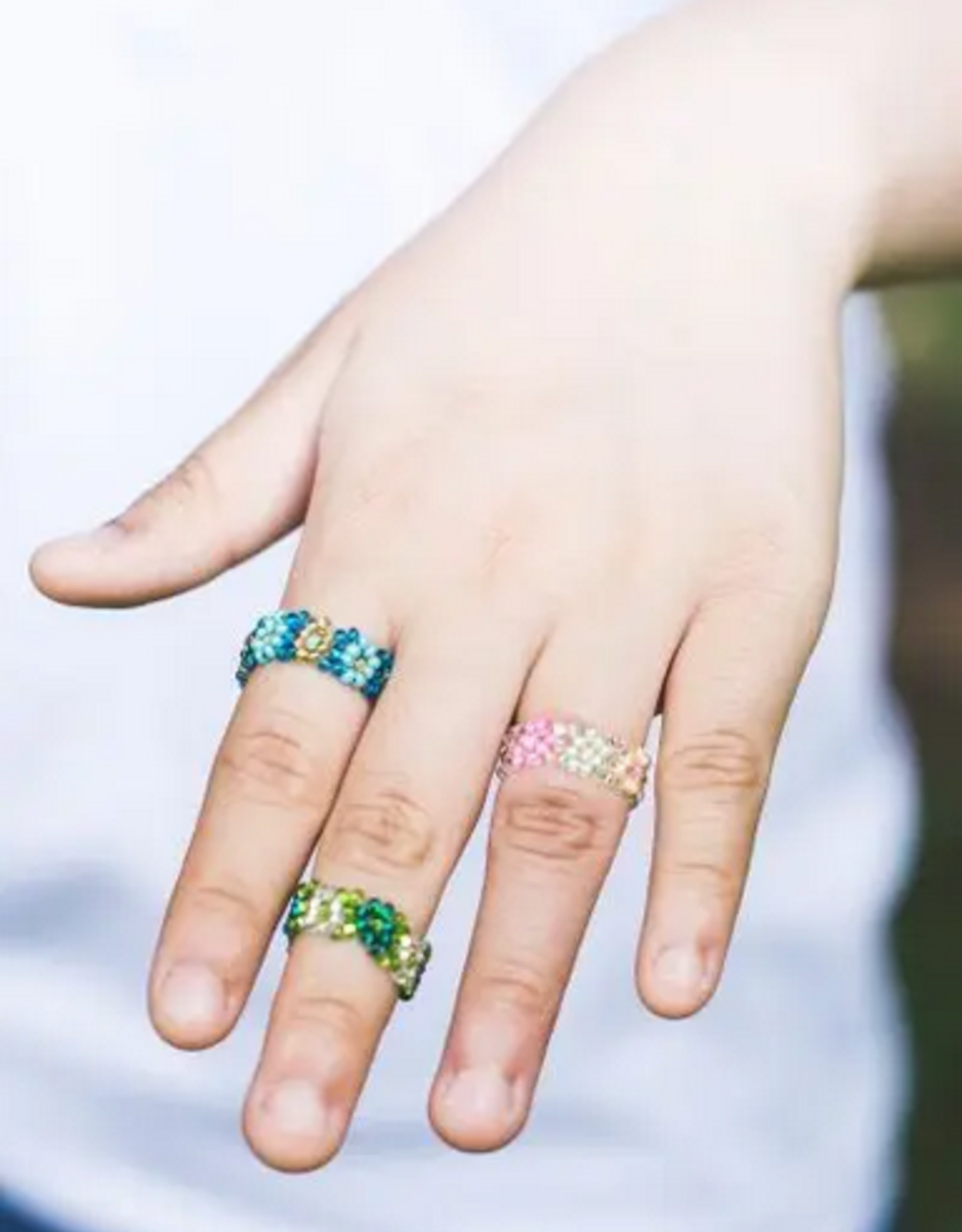 Lucia's Imports Flower Ring