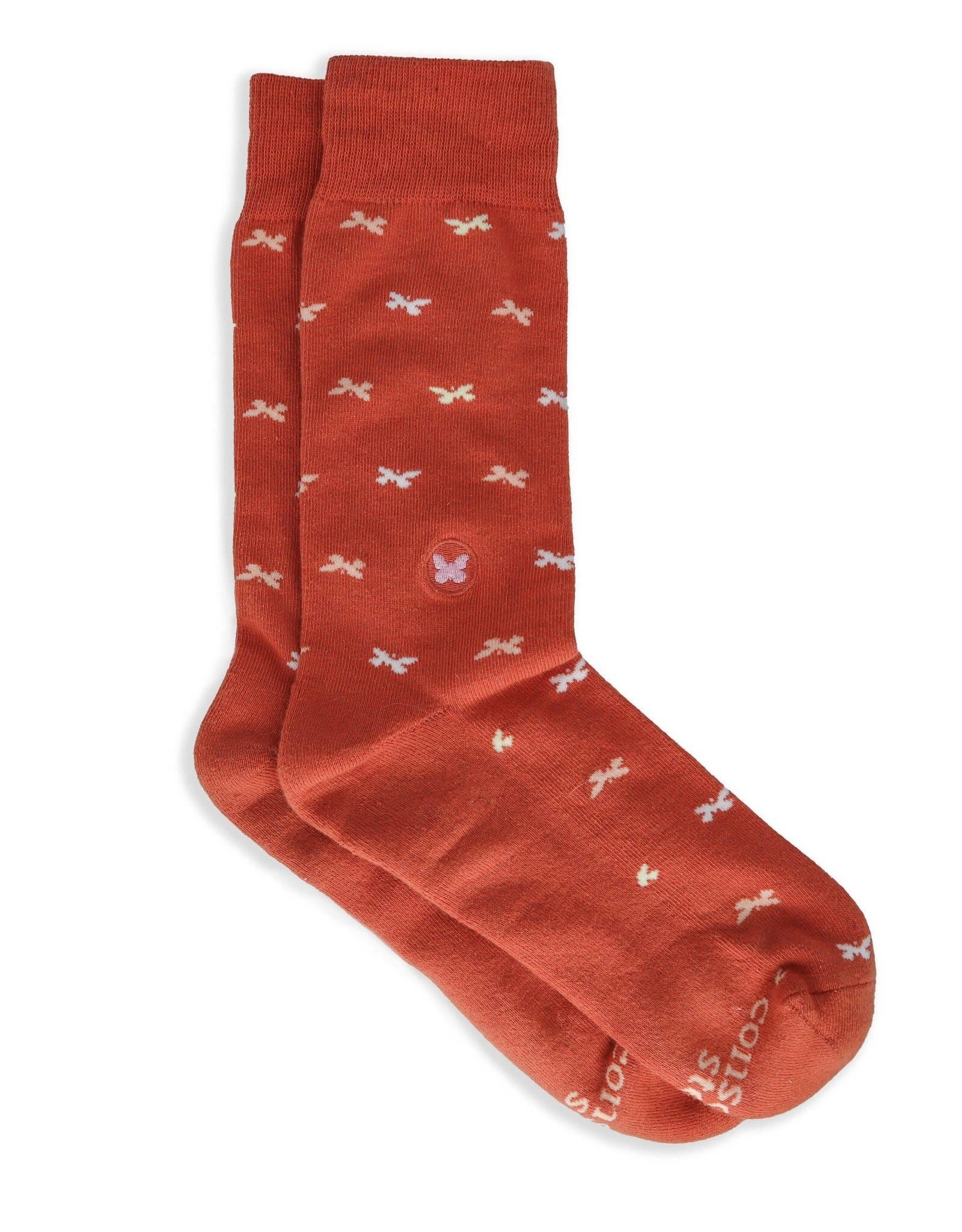 Conscious Step Socks that Stop Violence Against Women (Butterfly)