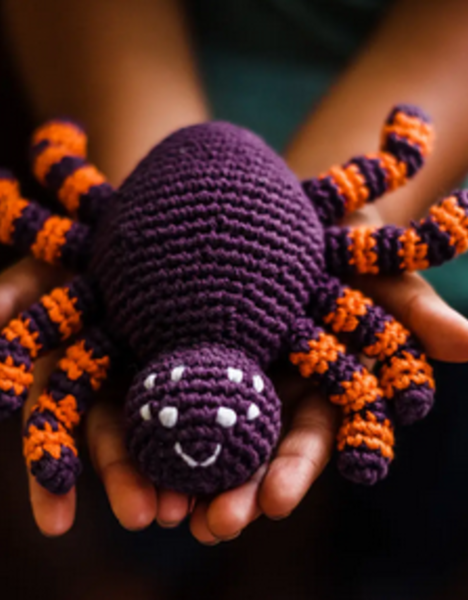 Pebble Spider Rattle Purple