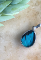 Women of the Cloud Forest Three-Toned Prepona Butterfly Pendant