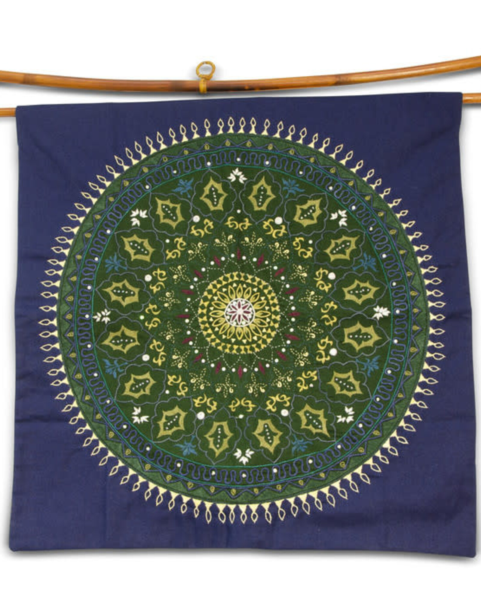 Ten Thousand Villages Canada Navy Medallion Wall Hanging