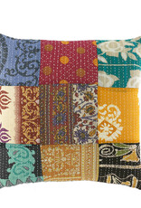 Serrv Kantha Patchwork Square Pillow