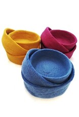 Ganesh Himal Felted Nesting Bowls