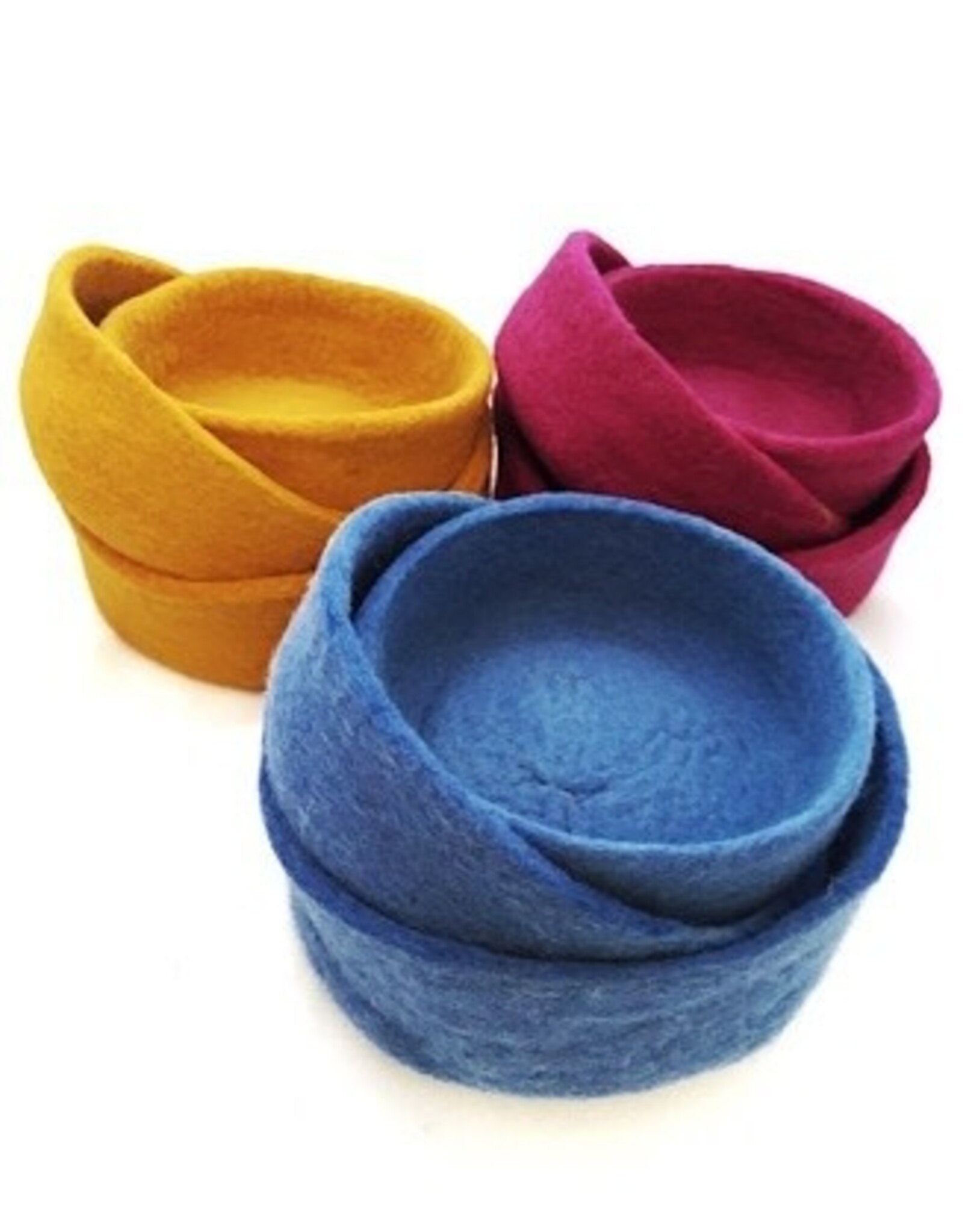 Ganesh Himal Felted Nesting Bowls