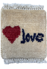 Bunyaad Pakistan Loving Heart Mug Rug
