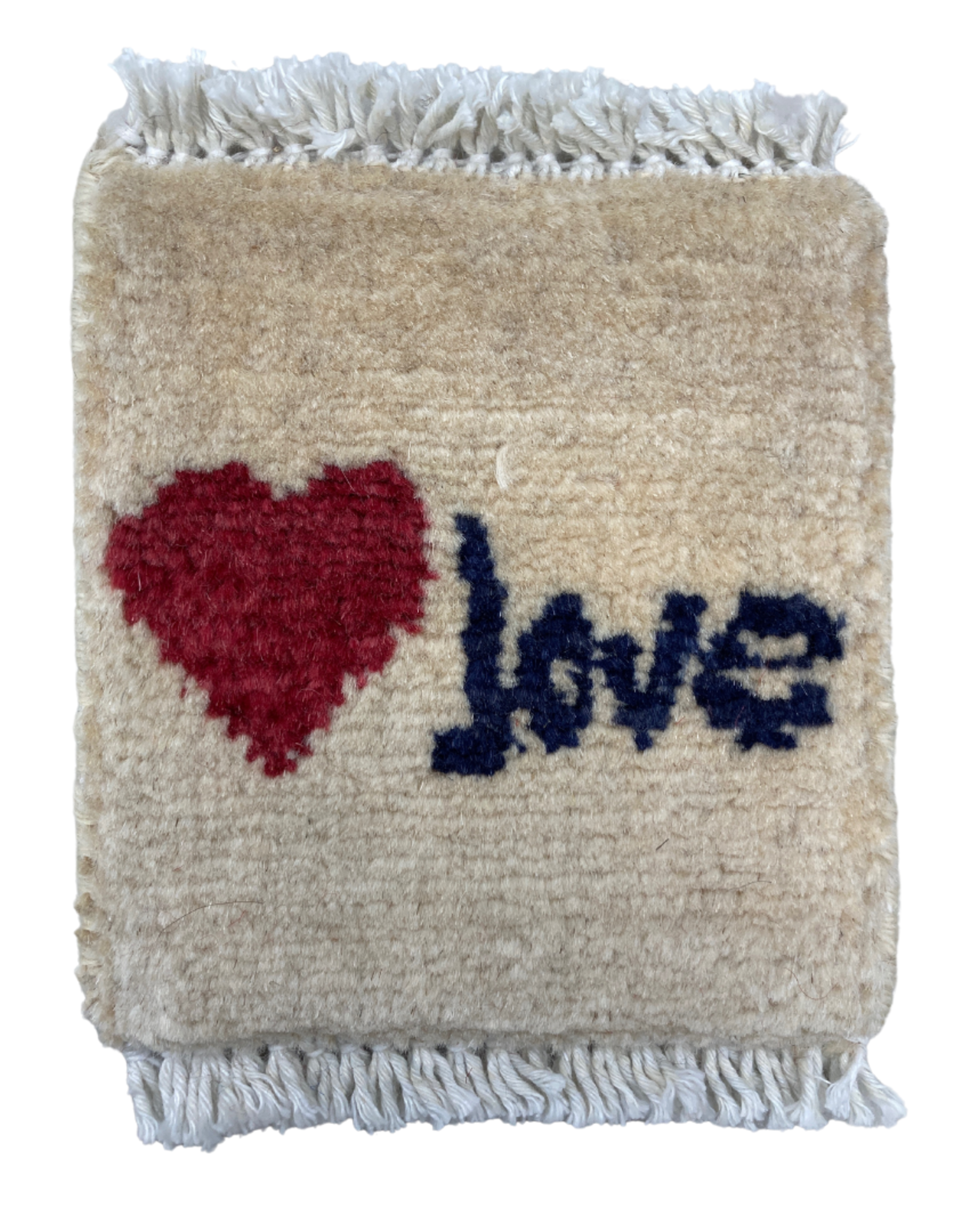 Bunyaad Pakistan Loving Heart Mug Rug