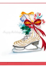 Quilling Card Quilled Winter Skates Card
