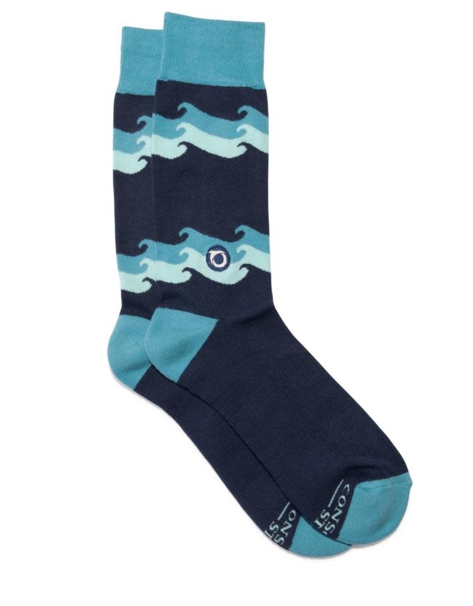 Conscious Step Socks that Protect Oceans (Waves)