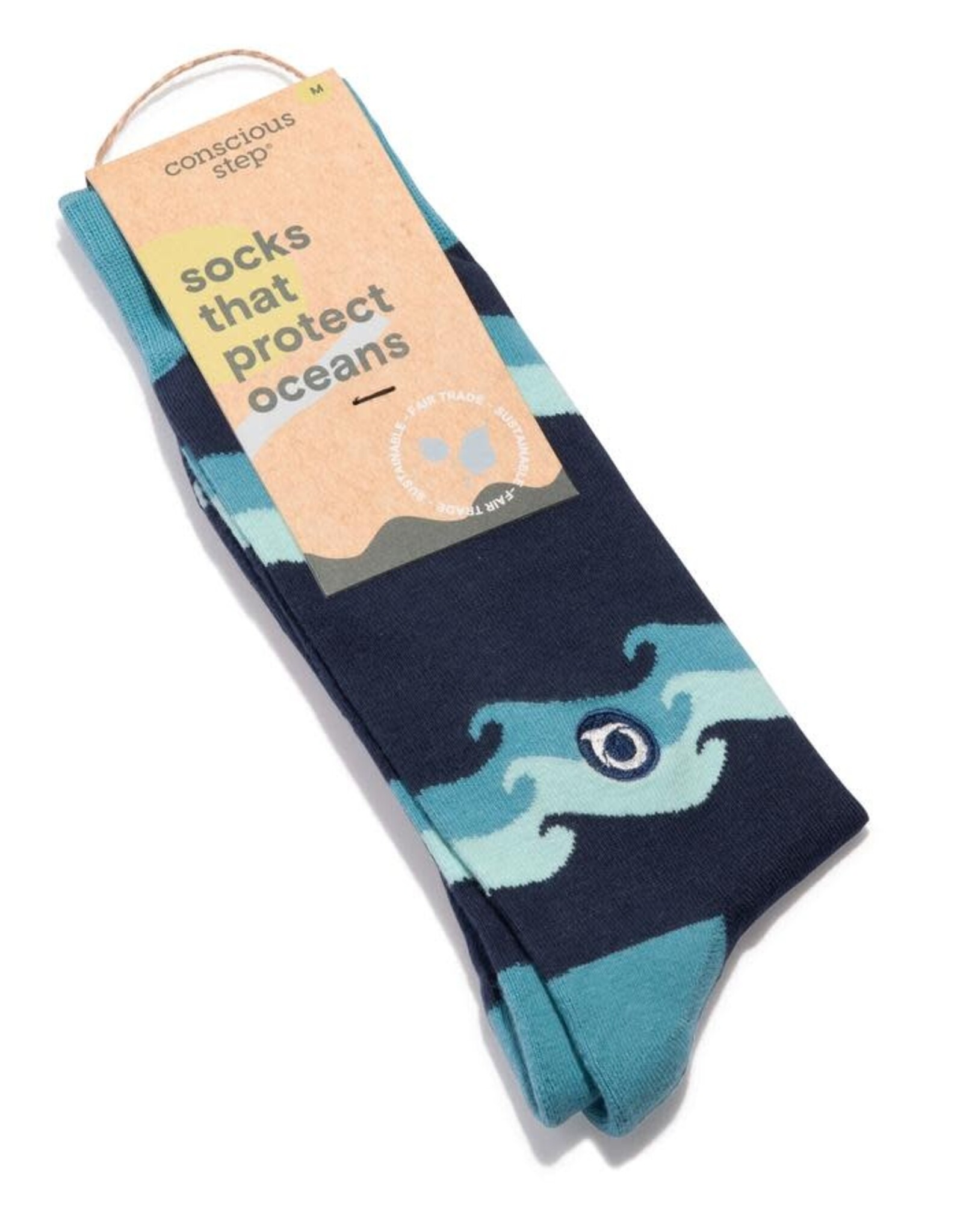 Conscious Step Socks that Protect Oceans (Waves)