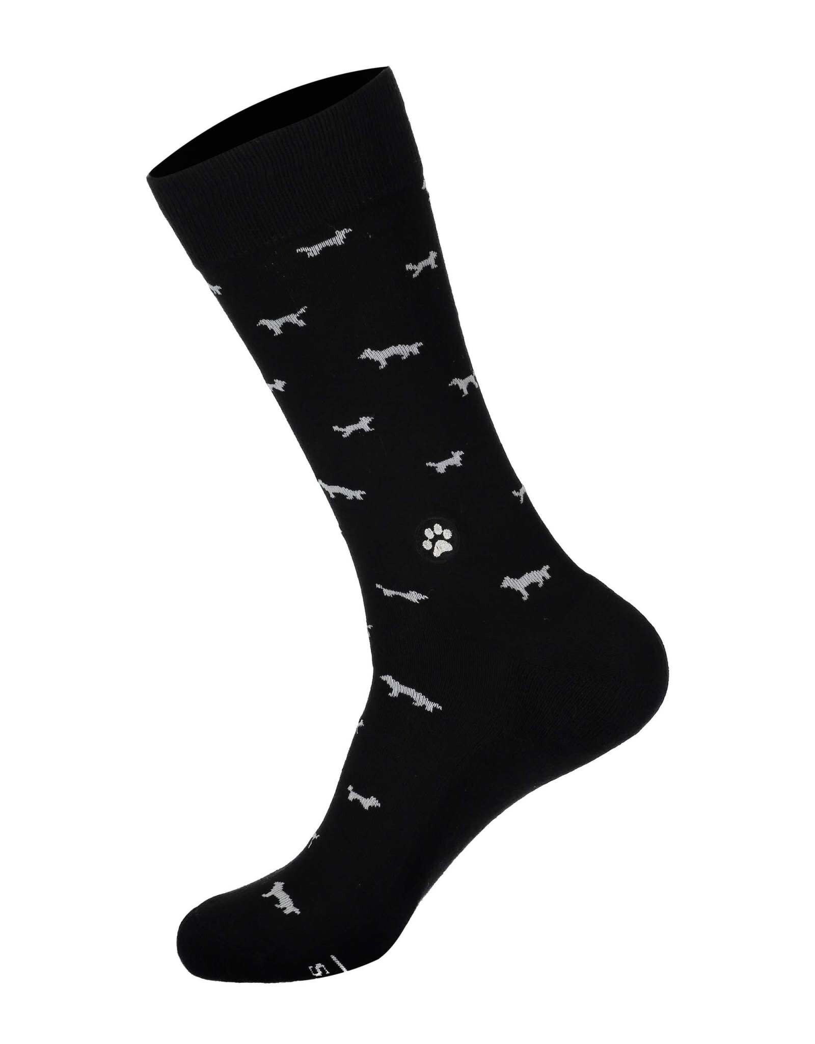 Conscious Step Socks that Save Dogs (Black)