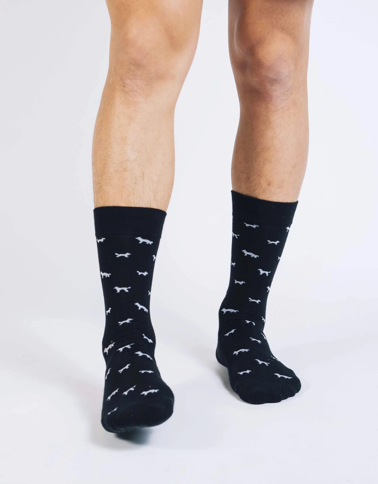 Conscious Step Socks that Save Dogs (Black)