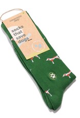 Conscious Step Socks that Save Dogs (Green)