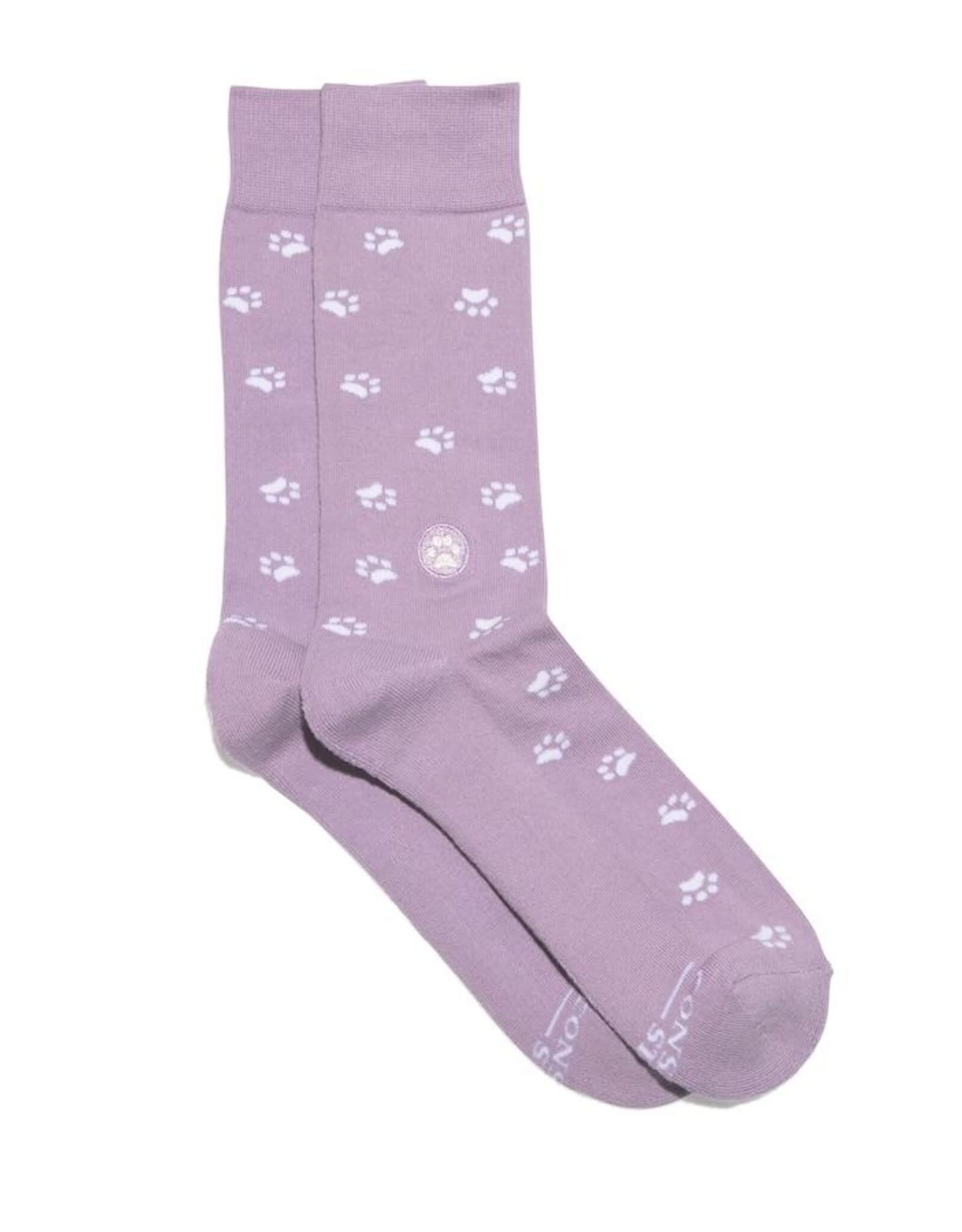 Conscious Step Socks that Save Dogs (Lavender)