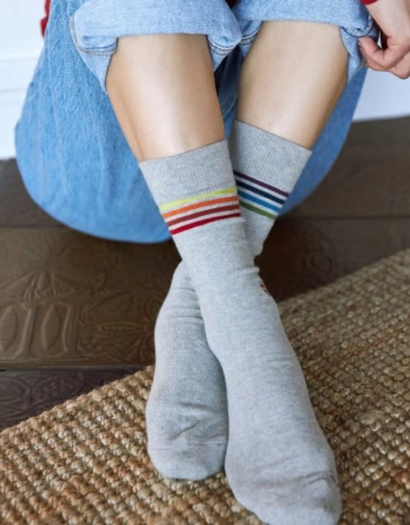 Conscious Step Socks that Save LGBTQ Lives (Gray)