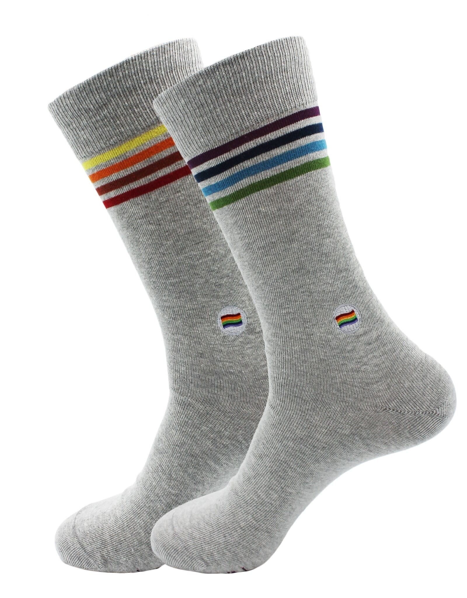 Conscious Step Socks that Save LGBTQ Lives (Gray)