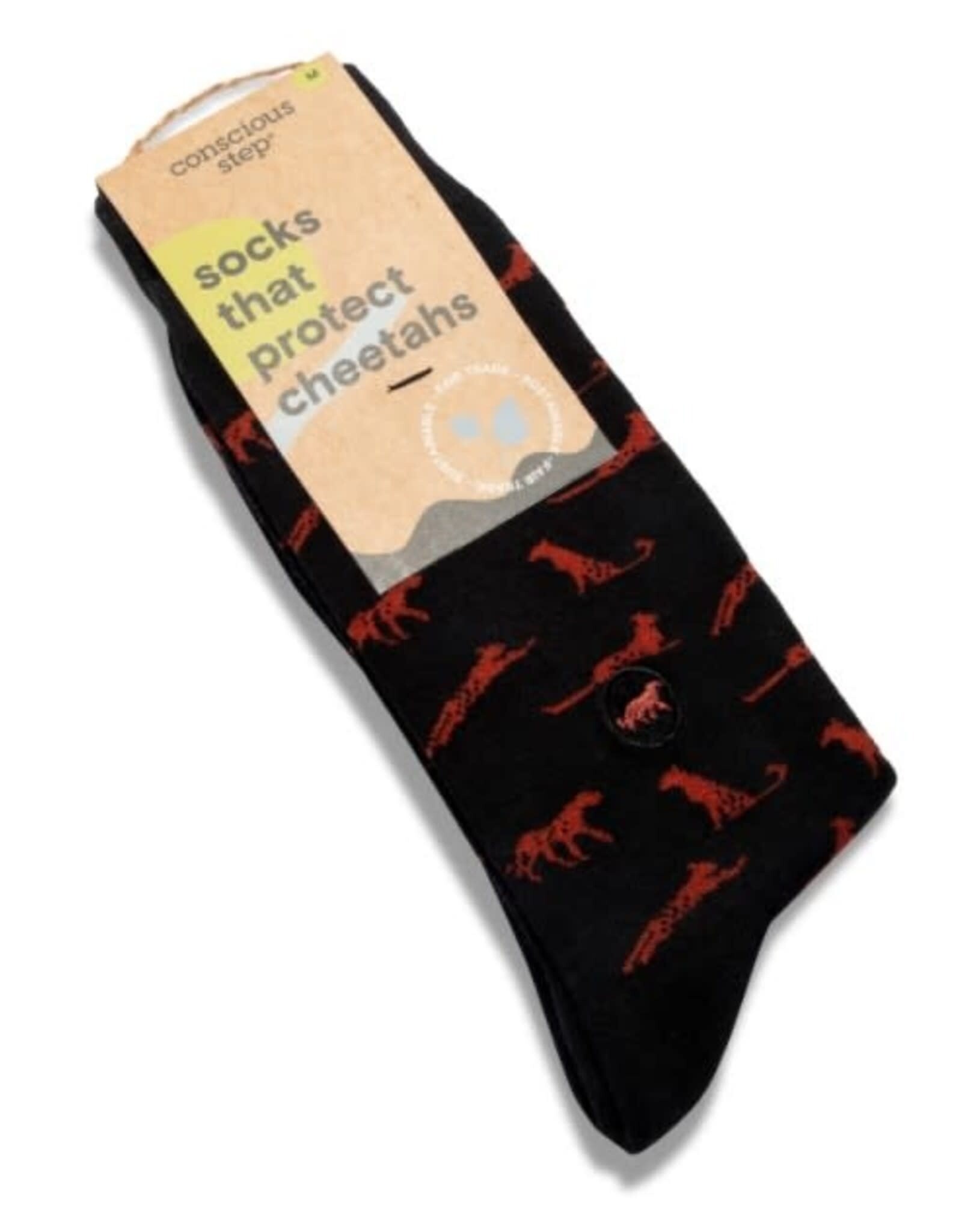 Conscious Step Socks that Protect Cheetahs (Cheetahs)