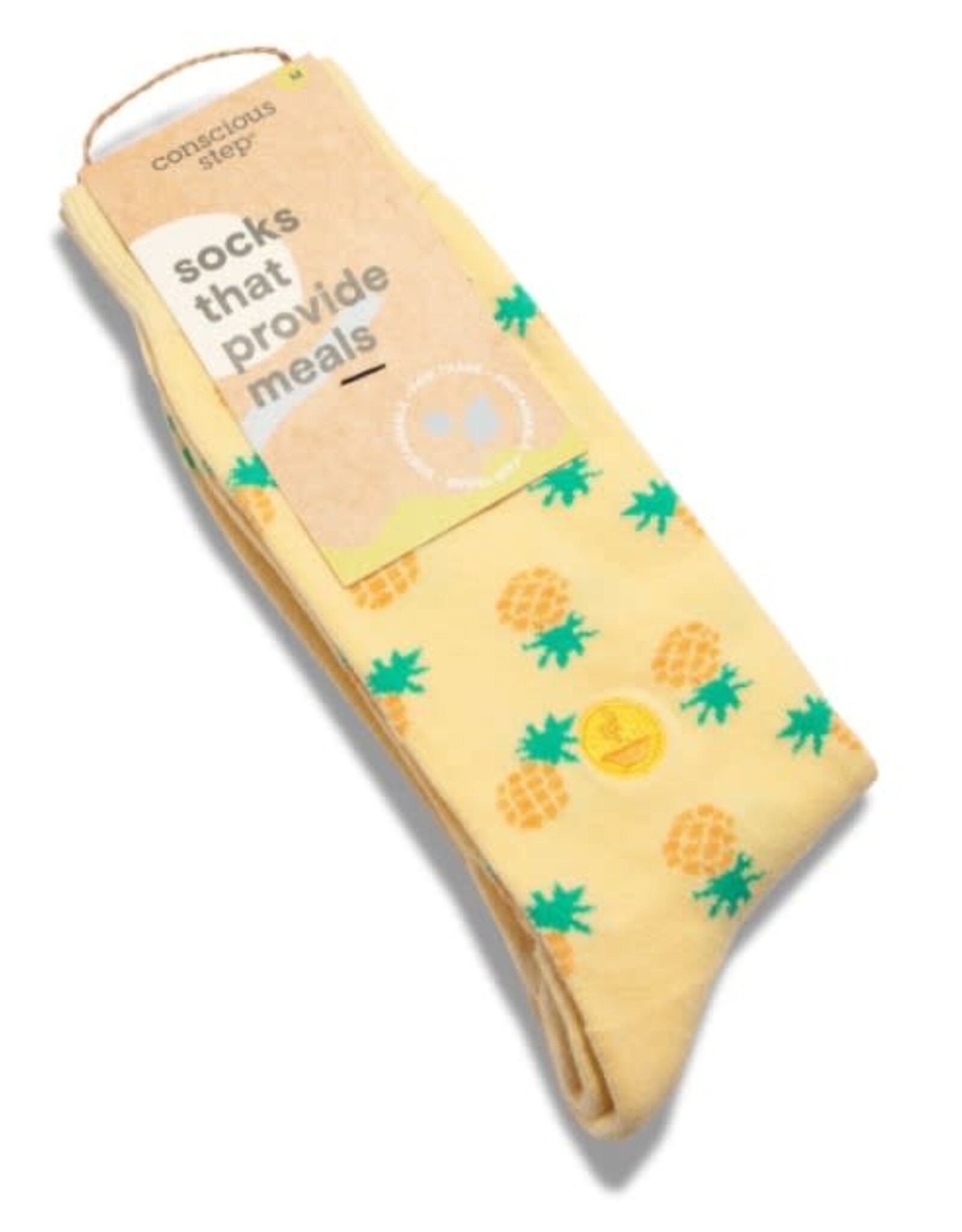 Conscious Step Socks that Provide Meals (Pineapples)