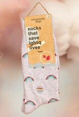 Conscious Step Socks that Save LGBTQ Lives (Rainbows)