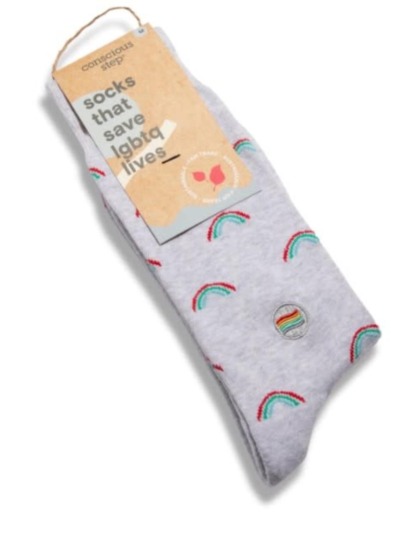 Conscious Step Socks that Save LGBTQ Lives (Rainbows)