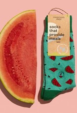 Conscious Step Socks that Provide Meals (Watermelon)