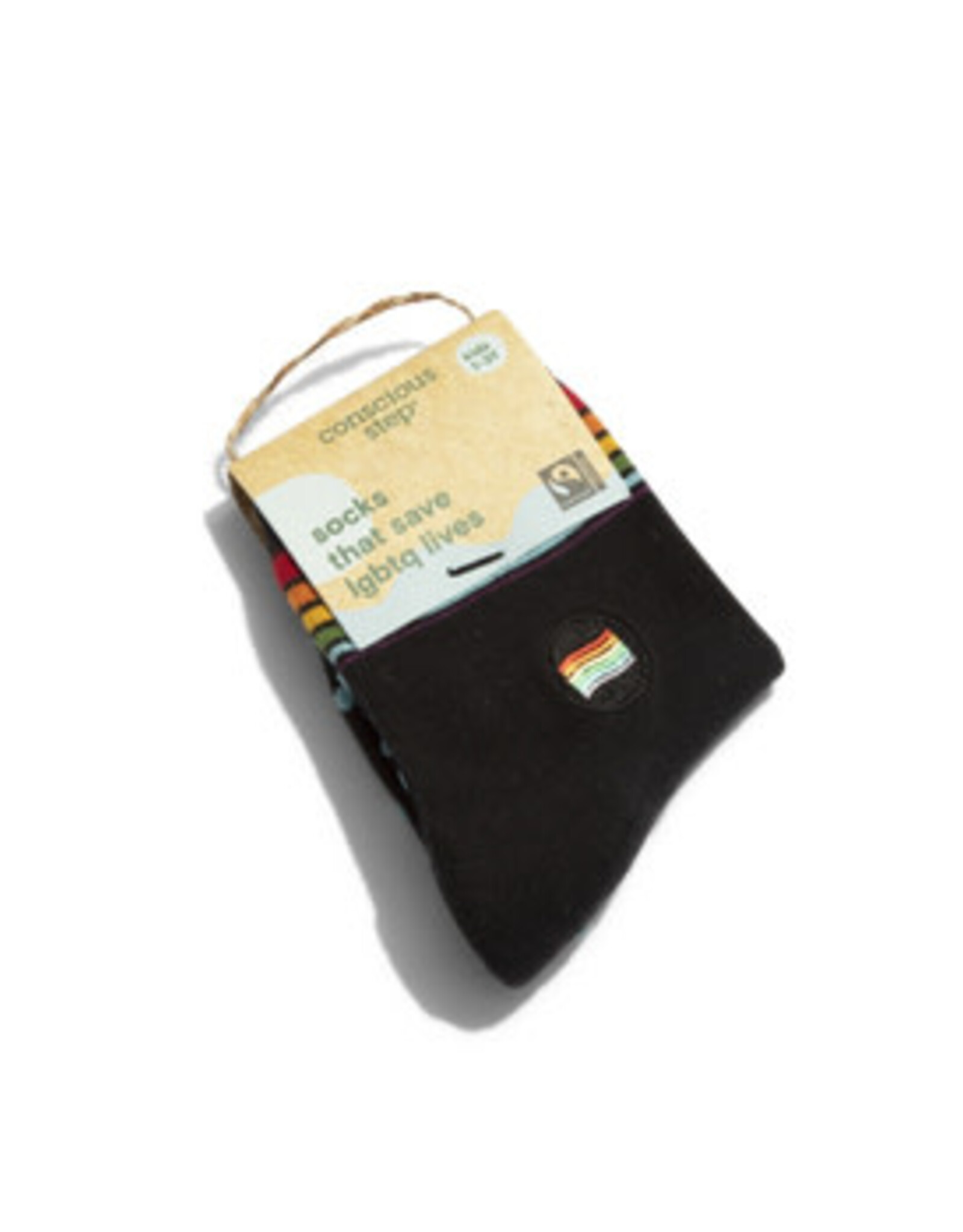 Conscious Step Kids Socks that Save LGBTQ Lives (Black)