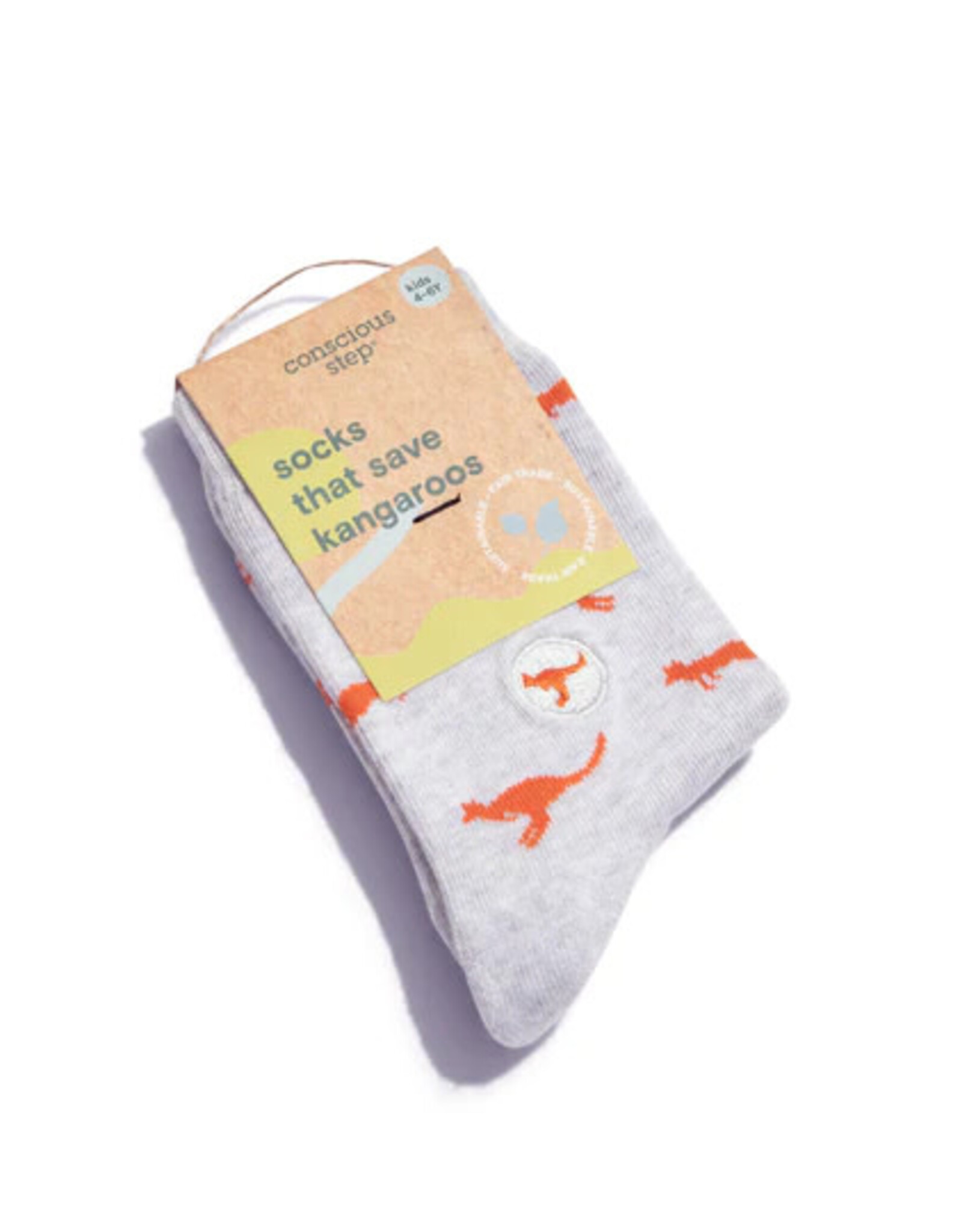 Conscious Step Kids Socks that Save Kangaroos