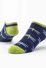 Maggie's Organics Footie Socks (Blue Dragonfly)